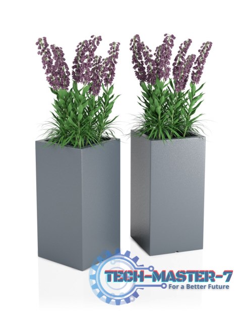 Designerska donica MONUMO TOWER POT Antracyt MONUMO Designerska donica MONUMO TOWER POT Antracyt MONUMO