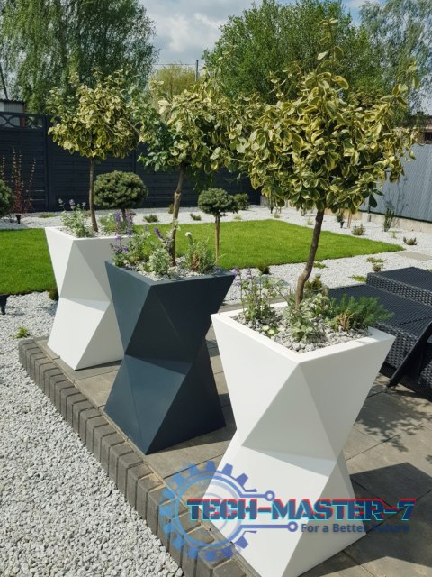 Designerska donica MONUMO VALENCIA Antracyt MONUMO Designerska donica MONUMO VALENCIA Antracyt MONUMO