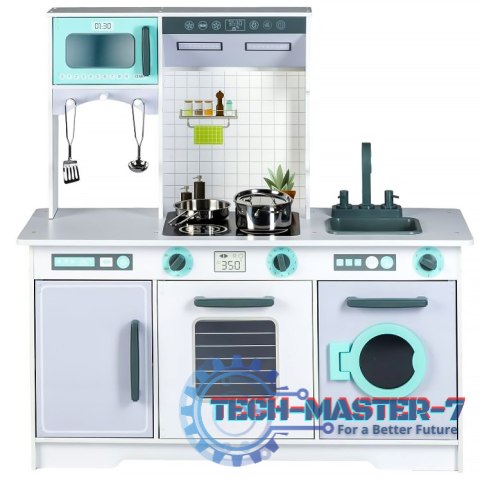 Duża drewniana kuchnia dla dzieci z akcesoriami ECOTOYS ECOTOYS Duża drewniana kuchnia dla dzieci z akcesoriami ECOTOYS ECOTOYS