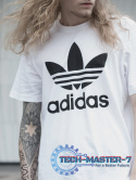 Produkt przykładowy: Koszulka Adicolor Classics Trefoil Adidas, Biały Regular Fit