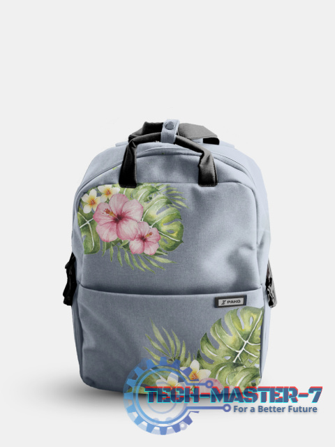 Produkt przykładowy: Plecak Pako, Blooming Hawaii Grey 18L
