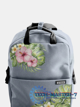 Produkt przykładowy: Plecak Pako, Blooming Hawaii Grey 18L