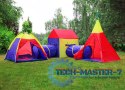 Zestaw namiotów dla dzieci 5w1 domek + tunele Iplay IPLAY