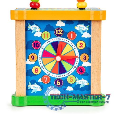 Drewniana kostka edukacyjna, tablica sorter mula ECOTOYS ECOTOYS Drewniana kostka edukacyjna, tablica sorter mula ECOTOYS ECOTOYS