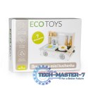 Drewniana kuchenka z akcesoriami mini kuchnia ECOTOYS ECOTOYS