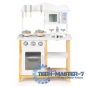 Drewniana kuchnia dla dzieci z piekarnikiem + akcesoria ECOTOYS ECOTOYS