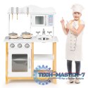 Drewniana kuchnia dla dzieci z piekarnikiem + akcesoria ECOTOYS ECOTOYS