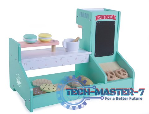 Drewniana kuchnia kawiarnia sklep cukiernia ECOTOYS ECOTOYS