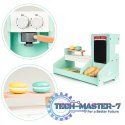Drewniana kuchnia kawiarnia sklep cukiernia ECOTOYS ECOTOYS