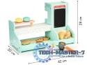 Drewniana kuchnia kawiarnia sklep cukiernia ECOTOYS ECOTOYS