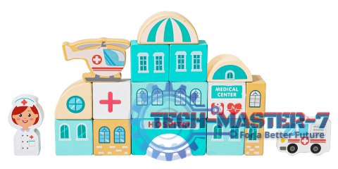 Drewniane klocki edukacyjne miasto mata 121 sztuk ECOTOYS ECOTOYS Drewniane klocki edukacyjne miasto mata 121 sztuk ECOTOYS ECOTOYS