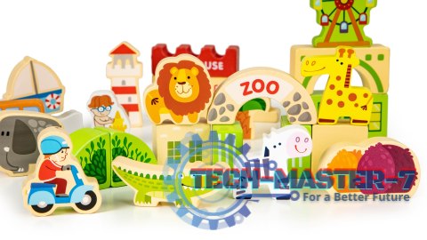 Drewniane klocki edukayjne miasto zoo 120 el. ECOTOYS ECOTOYS Drewniane klocki edukayjne miasto zoo 120 el. ECOTOYS ECOTOYS