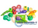 Drewniane warzywa do krojenia dla dzieci 20 sztuk ECOTOYS ECOTOYS