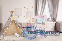 Drewniany domek dla lalek + mebelki wysoka rezydencja Jagodowa ECOTOYS ECOTOYS