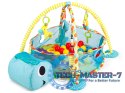Duża mata edukacyjna żółwik 3w1 kojec z piłkami 0+ ECOTOYS ECOTOYS