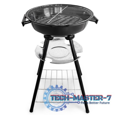Grill ogrodowy z pokrywą i popielnikiem ModernHome Grill ogrodowy z pokrywą i popielnikiem ModernHome