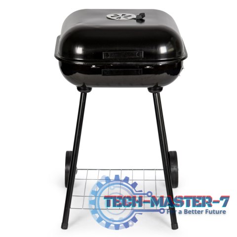 Grill węglowy ogrodowy z pokrywą na zawiasach + kółka ModernHome ModernHome Grill węglowy ogrodowy z pokrywą na zawiasach + kółka ModernHome ModernHome