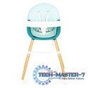 Krzesełko fotelik do karmienia 2w1 niebieskie ECOTOYS ECOTOYS
