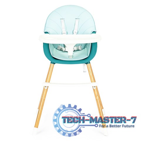 Krzesełko fotelik do karmienia 2w1 niebieskie ECOTOYS ECOTOYS Krzesełko fotelik do karmienia 2w1 niebieskie ECOTOYS ECOTOYS