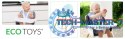 Krzesełko fotelik do karmienia 2w1 niebieskie ECOTOYS ECOTOYS
