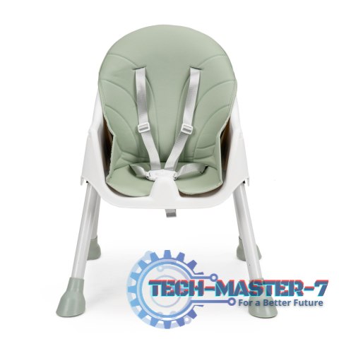 Krzesełko fotelik do karmienia 2w1 pasy 5 punktowe ECOTOYS azure ECOTOYS Krzesełko fotelik do karmienia 2w1 pasy 5 punktowe ECOTOYS azure ECOTOYS