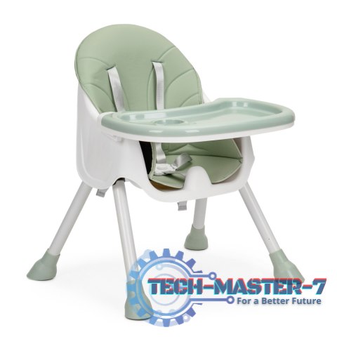 Krzesełko fotelik do karmienia 2w1 pasy 5 punktowe ECOTOYS azure ECOTOYS Krzesełko fotelik do karmienia 2w1 pasy 5 punktowe ECOTOYS azure ECOTOYS