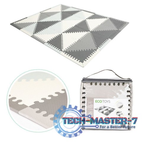 Mata piankowa edukacyjna eva puzzle 20el 127x157cm ECOTOYS ECOTOYS