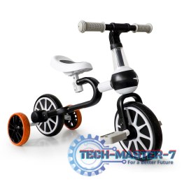Rower rowerek biegowy 4w1 Pedały Kółka boczne czarny ECOTOYS ECOTOYS