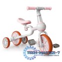 Rower rowerek biegowy 4w1 Pedały Kółka boczne różowy ECOTOYS ECOTOYS