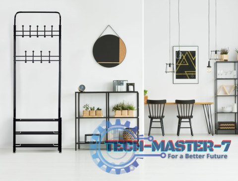 Wieszak na ubrania +szafka regał półka na buty ModernHome ModernHome Wieszak na ubrania +szafka regał półka na buty ModernHome ModernHome