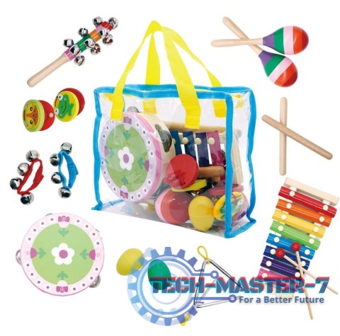 Zestaw muzyczny 14 instrumentów + torba ECOTOYS ECOTOYS