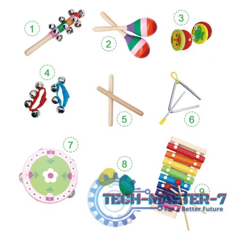 Zestaw muzyczny 14 instrumentów + torba ECOTOYS ECOTOYS Zestaw muzyczny 14 instrumentów + torba ECOTOYS ECOTOYS