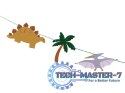 Baner Happy Birthday Dino 3m