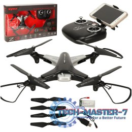 Dron RC SYMA Z3 kamera HD 2,4GHz kontroler Headless 360 planowanie trasy lotu zawis czarny