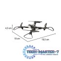 Dron RC SYMA Z3 kamera HD 2,4GHz kontroler Headless 360 planowanie trasy lotu zawis czarny