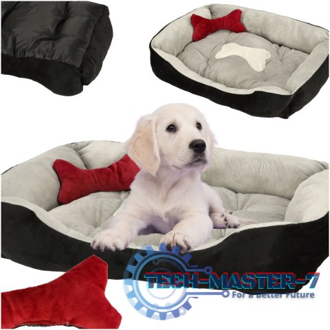 Legowisko dla psa kota kanapa sofa posłanie kojec poduszka miękkie 60 x 45cm szare Legowisko dla psa kota kanapa sofa posłanie kojec poduszka miękkie 60 x 45cm szare