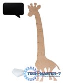 Miarka wzrostu drewniana żyrafa 125 cm