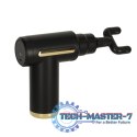 Pistolet do masażu masażer do pleców ciała LED 4w1 czarny