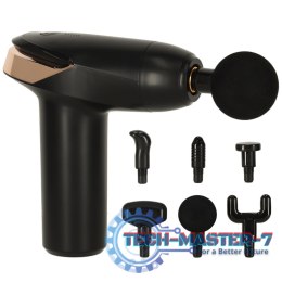Pistolet do masażu masażer do pleców ciała mini LED 6w1