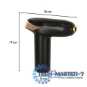 Pistolet do masażu masażer do pleców ciała mini LED 6w1