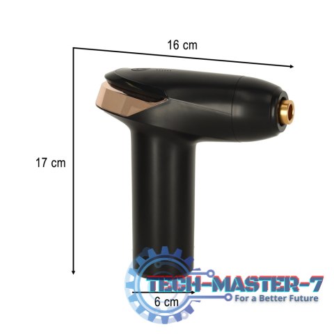 Pistolet do masażu masażer do pleców ciała mini LED 6w1 Pistolet do masażu masażer do pleców ciała mini LED 6w1