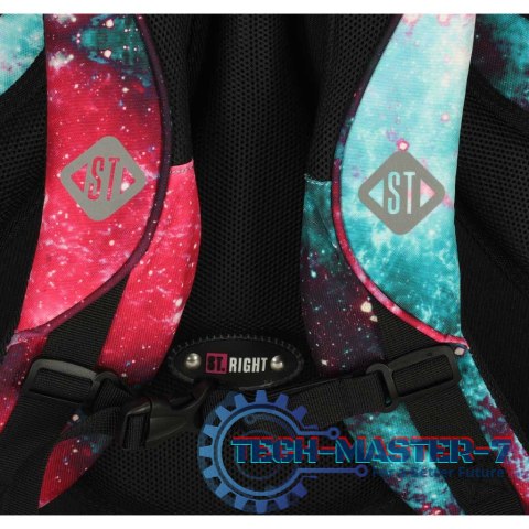 Plecak szkolny młodzieżowy czterokomorowy St. Right 23L Nebula Plecak szkolny młodzieżowy czterokomorowy St. Right 23L Nebula