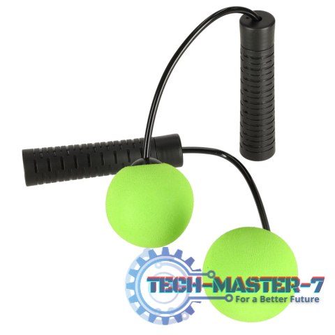 Skakanka bezprzewodowa bez linki crossfit trening cardio fitness z piłeczkami Skakanka bezprzewodowa bez linki crossfit trening cardio fitness z piłeczkami