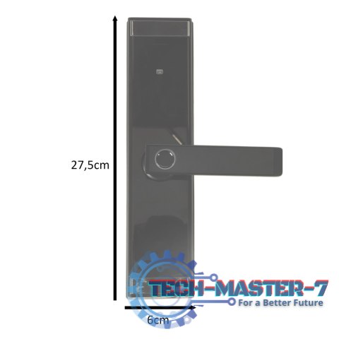 Zamek elektroniczny do drzwi SMART klamka inteligentna na kod odcisk palca bluetooth Zamek elektroniczny do drzwi SMART klamka inteligentna na kod odcisk palca bluetooth