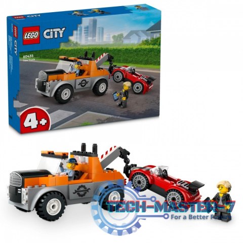 Klocki City 60435 Samochód pomocy drogowej i naprawa sportowego auta Klocki City 60435 Samochód pomocy drogowej i naprawa sportowego auta