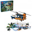 Klocki City 60437 Helikopter badaczy dżungli w bazie