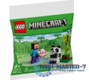 Klocki Minecraft 30672 Steve i mała panda