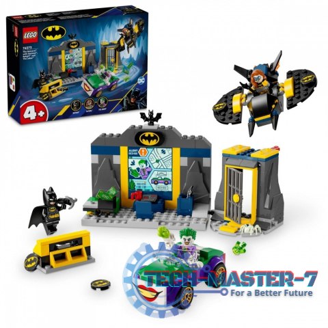 Klocki Super Heroes 76272 Jaskinia Batmana z Batmanem, Batgirl i Jokerem Klocki Super Heroes 76272 Jaskinia Batmana z Batmanem, Batgirl i Jokerem