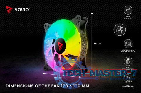 Wentylator BLAST FAN SET 3 x 120mm ARGB 3-pin 5V, 4-pin 12V Wentylator BLAST FAN SET 3 x 120mm ARGB 3-pin 5V, 4-pin 12V
