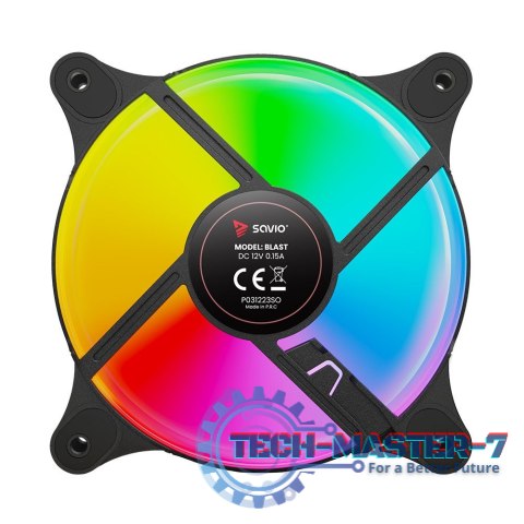 Wentylator BLAST FAN SET 3 x 120mm ARGB 3-pin 5V, 4-pin 12V Wentylator BLAST FAN SET 3 x 120mm ARGB 3-pin 5V, 4-pin 12V